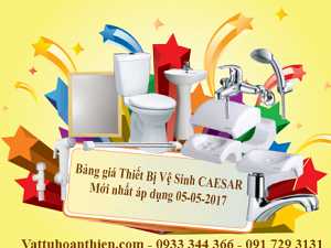 Thiết bị vệ sinh Caesar giá mới 05-05-2017 thiet-bi-ve-sinh-caesar-gia-moi-05-05-2017
